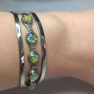 Sterling Silver Taxco Cuff Bracelet